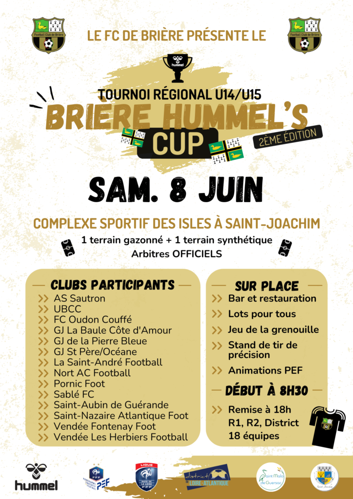Tournoi du club Brière Hummel's Cup