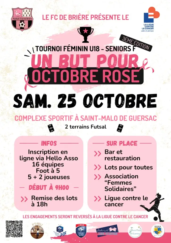 Tournoi 100% féminin Octobre Rose