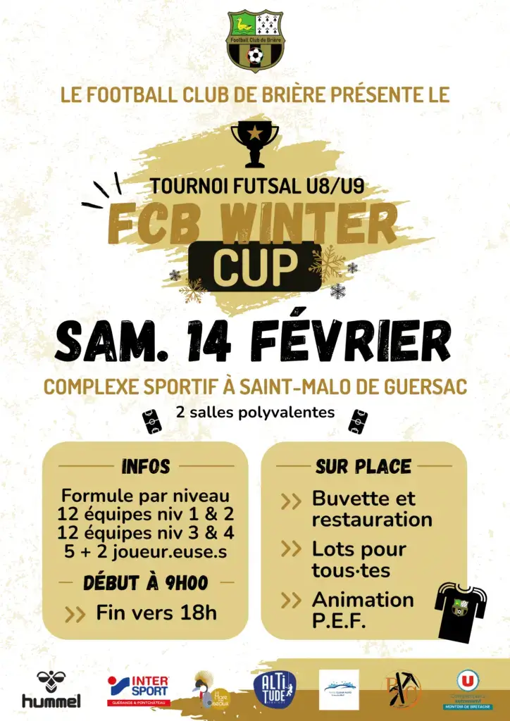 Tournoi Winter Cup Futsal 2026 U8/U9