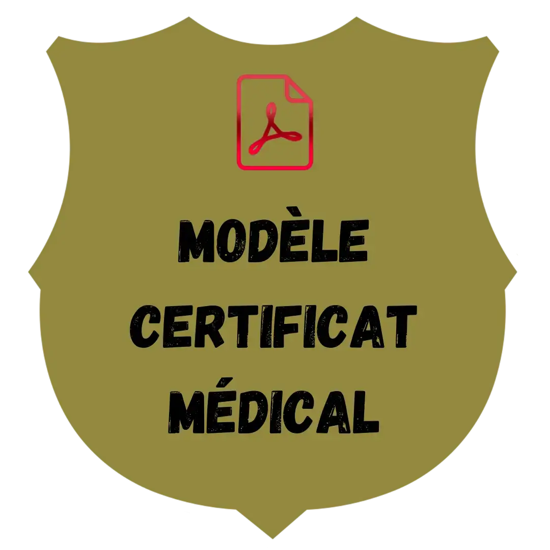 Modèle de certificat médical FFF à utiliser