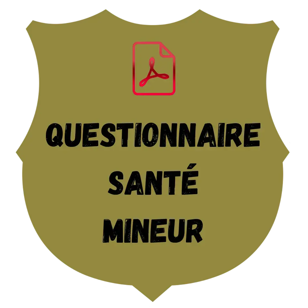 Questionnaire de santé pour les mineurs
