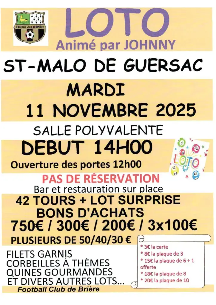 Loto du 11 Novembre